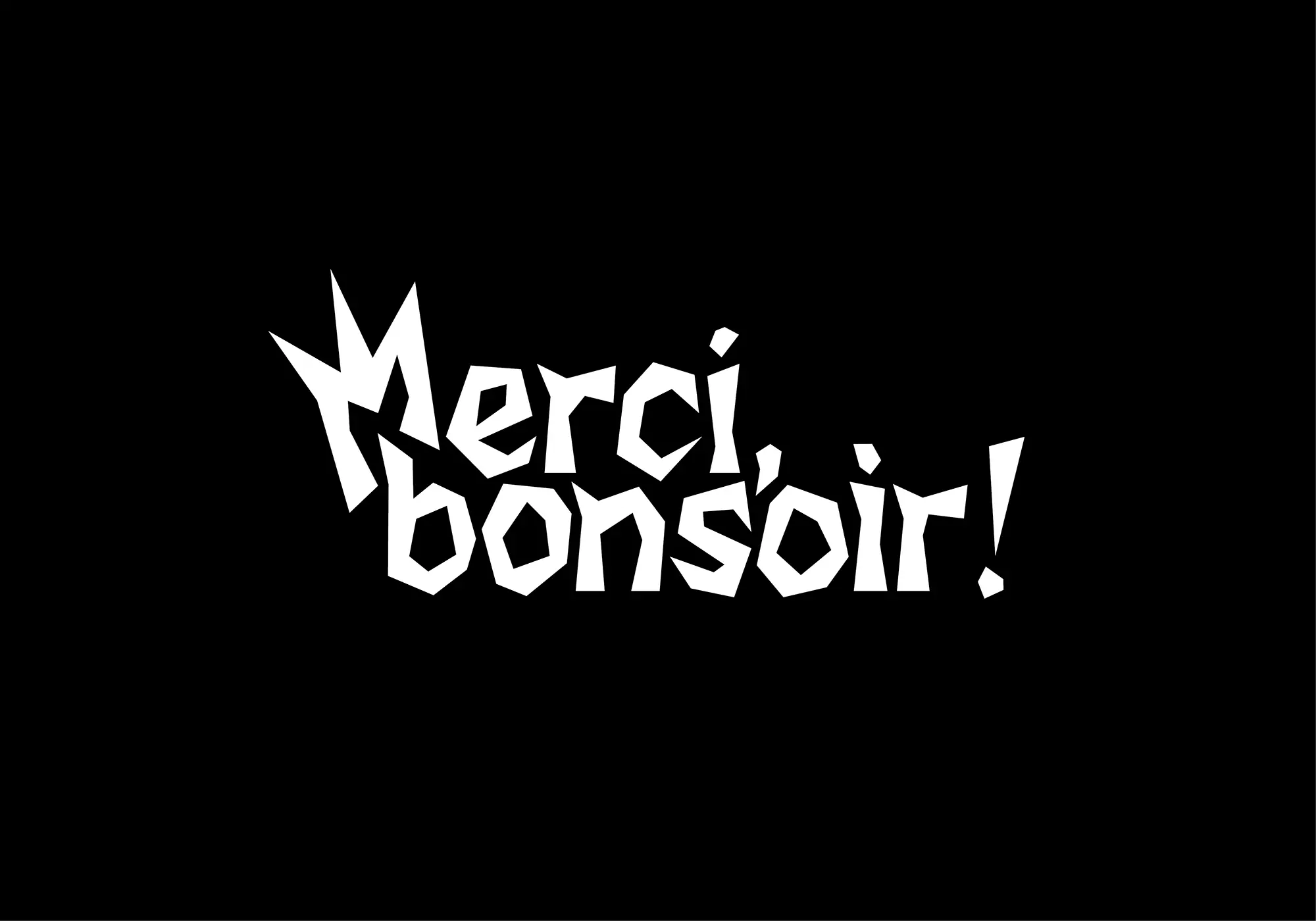 Logo du festival Merci, Bonsoir !