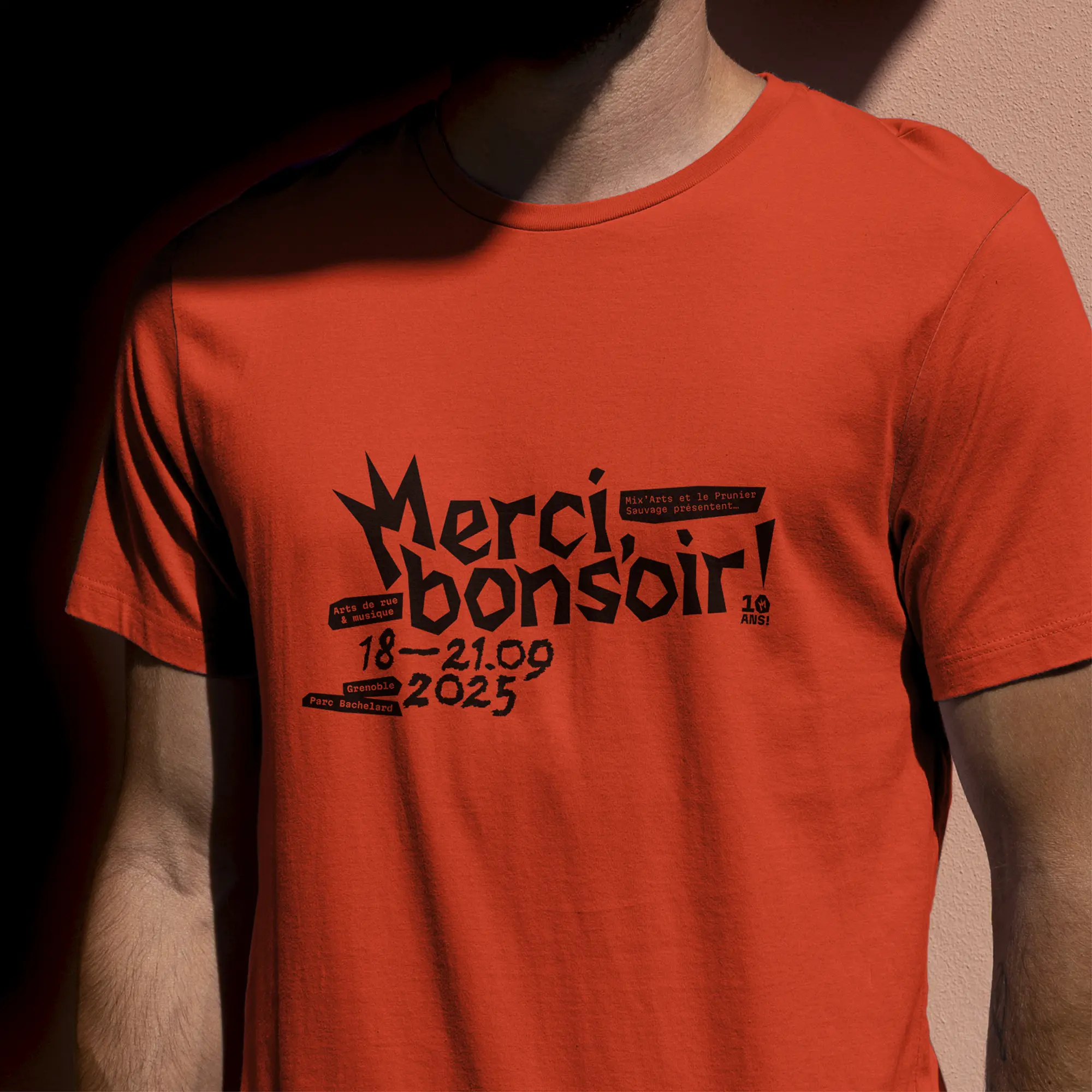 T-shirt ficitif de la dixième édition