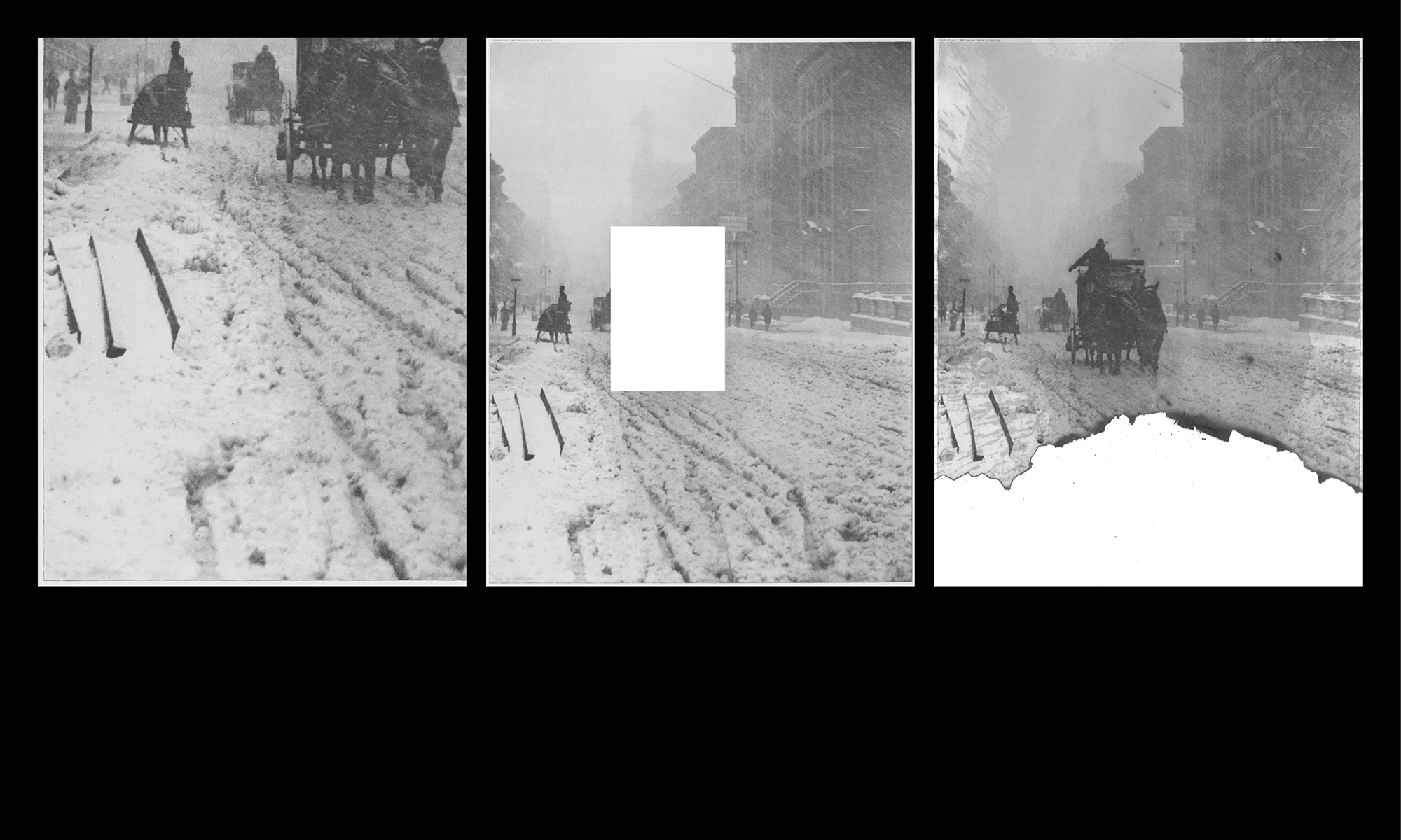 3 différentes interprétations de salir une image