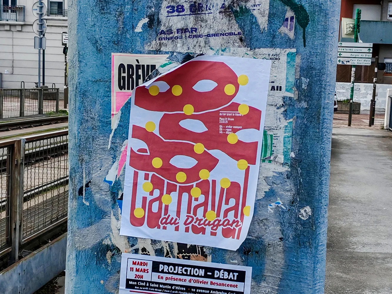 Carnaval du Dragon - affiche, 2025, projet personnel